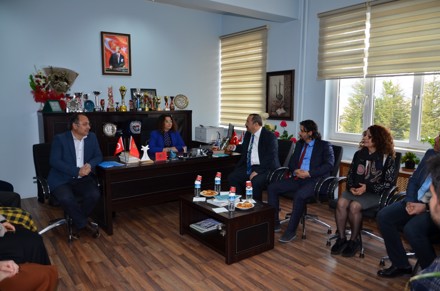 Rektör Yardımcımız ve Koordinatörümüzün Okulumuza Ziyareti